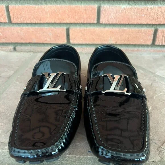 Louis Vuitton Black Mens Dress Shoes
